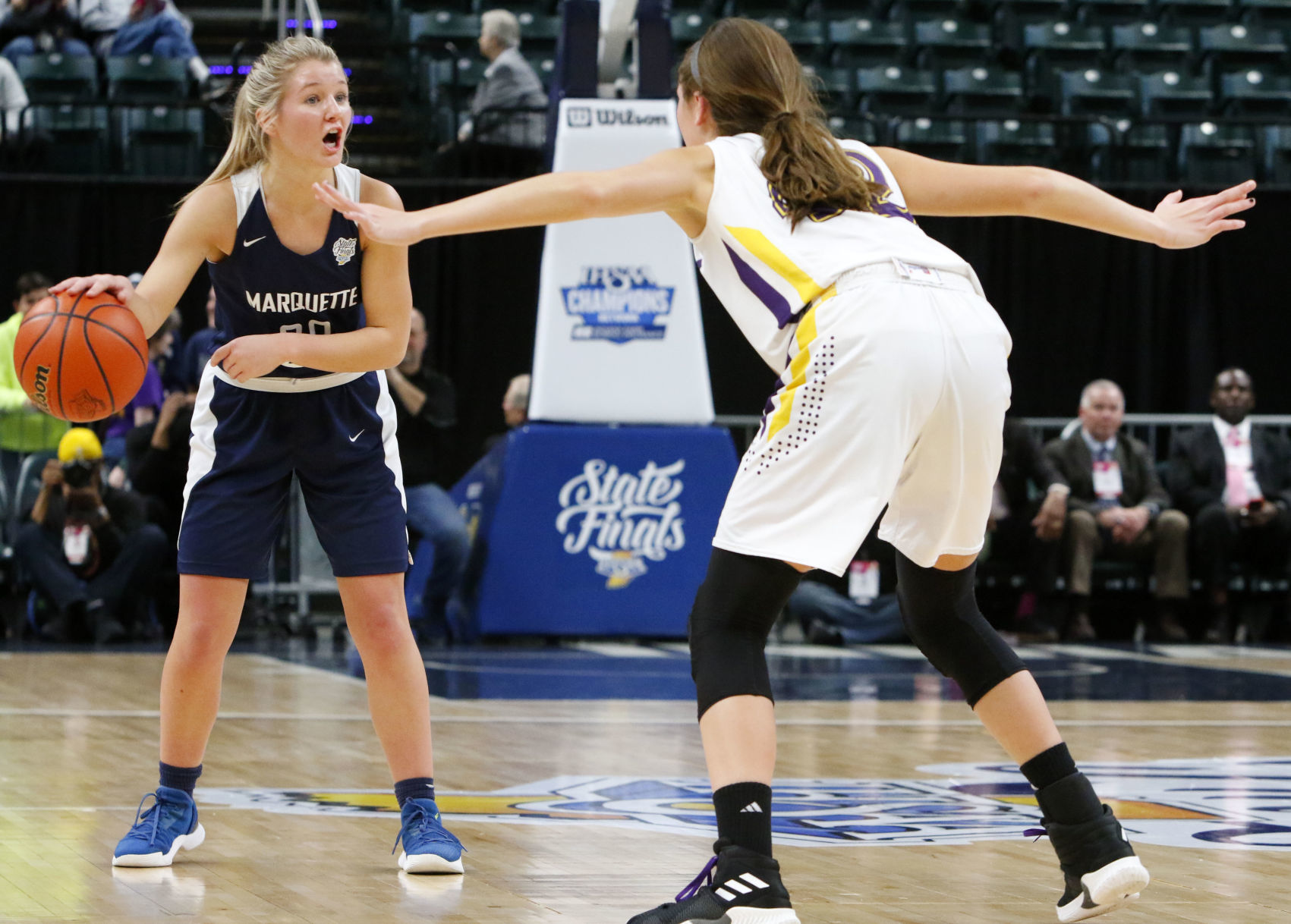 Marquette Catholic vs. Vincennes Rivet in Class A championship